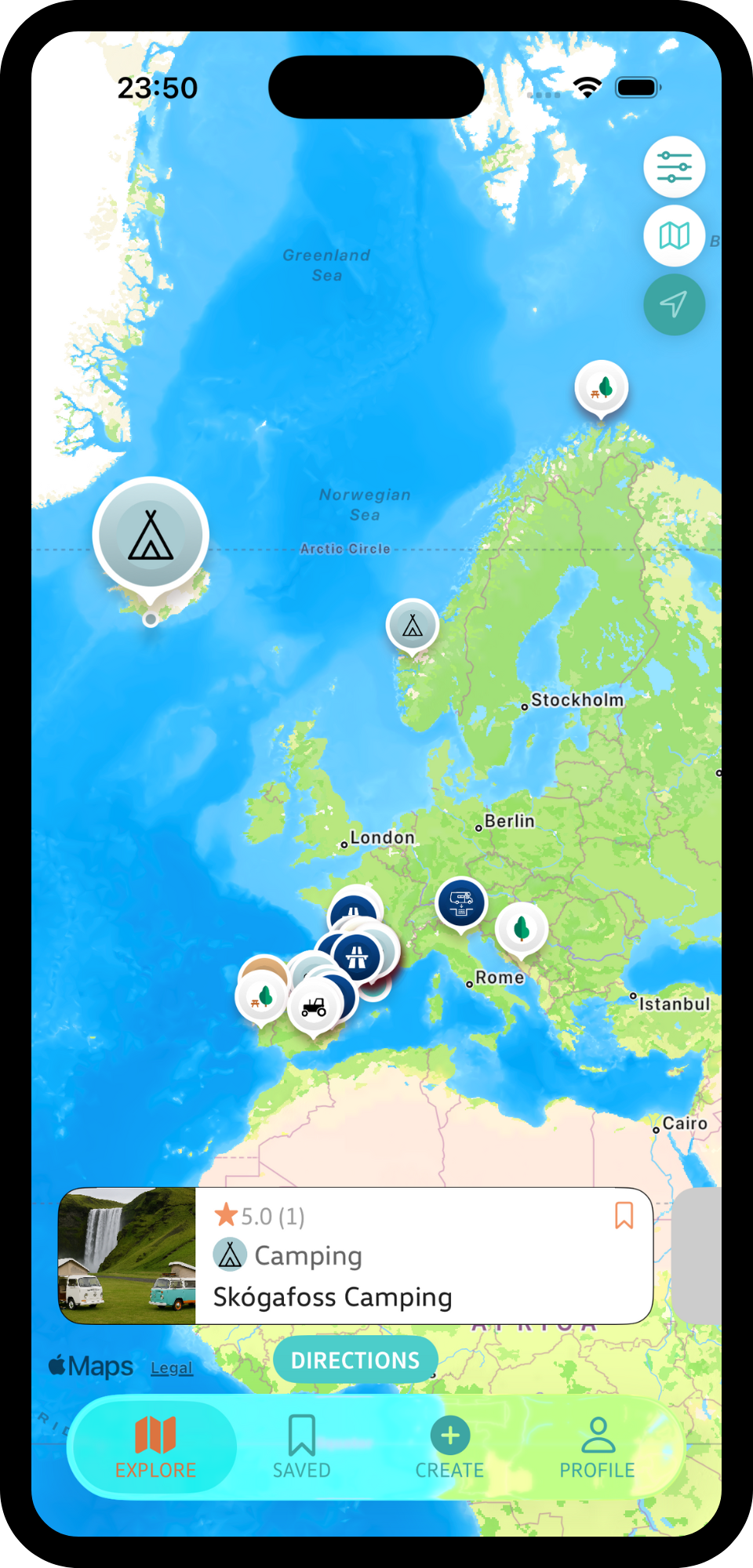 VanMaps Traveler Premium map preview